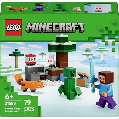 LEGO® MINECRAFT 21583 Steves avontuur in de Taiga (21583) LEGO® MINECRAFT 21583 Steves avontuur in de Taiga (21583)