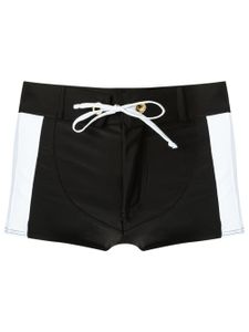 Amir Slama panelled drawstring trunks - Noir