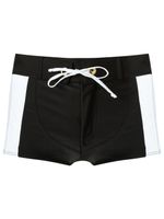 Amir Slama panelled drawstring trunks - Noir - thumbnail