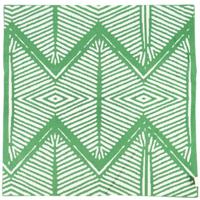 Fair Trade kussenhoes tribal groen 45 x 45 cm | 12 stuks