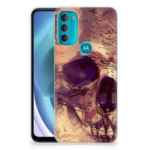 Silicone Back Case Motorola Moto G71 5G Skullhead