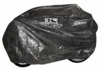 M-Wave Fietsgarage xxl - beschermende peva fietsgarage voor alle standaard fietsen, scooters - 230x135x65 cm - tarpaulin materiaal - zwart