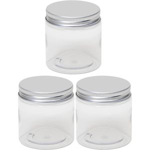 3x Mini weckpotje/inmaakpotje 100 ml van kunststof - Weckpotten