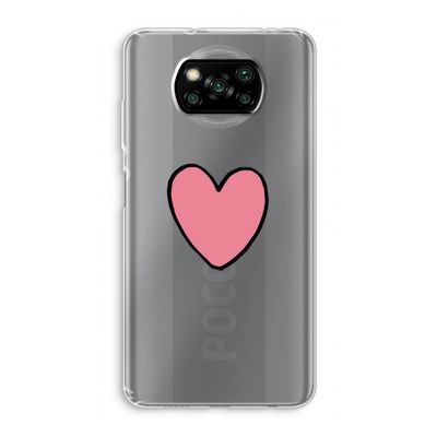Hartje: Xiaomi Poco X3 NFC Transparant Hoesje