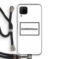 Ambitchious: Huawei P40 Lite Transparant Hoesje met koord