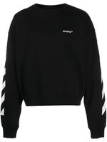 Off-White sweat Diagonal Helvetica oversize - Noir