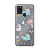 Fantasiewereld: Samsung Galaxy A21s Transparant Hoesje