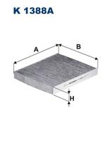 Interieurfilter FILTRON, u.a. für Seat, VW, Audi, Skoda