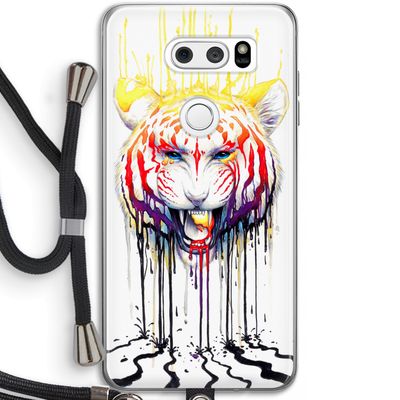 Fading: LG V30 Transparant Hoesje met koord