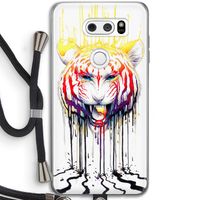Fading: LG V30 Transparant Hoesje met koord