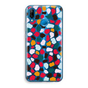 Colored Giraffe: Huawei P20 Lite Transparant Hoesje