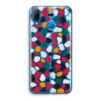 Colored Giraffe: Huawei P20 Lite Transparant Hoesje