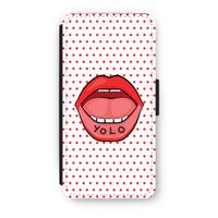 Yolo Denise: iPhone 8 Flip Hoesje