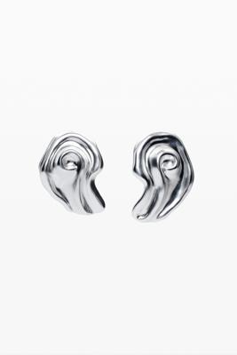 Oorbellen schelp zilverbad Zalio - BLACK - U