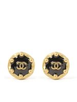 CHANEL Pre-Owned boucles d'oreilles à boutons CC (1994) - thumbnail