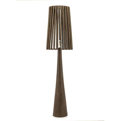 Vloerlamp Guard brown mango hout