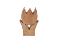 Sculptuur Tulp&apos;&apos; S naturel mango