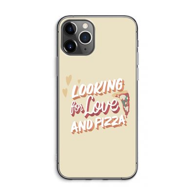 Pizza is the answer: iPhone 11 Pro Max Transparant Hoesje