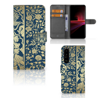 Sony Xperia 1 III Hoesje Beige Flowers - thumbnail