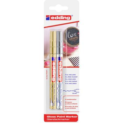 Edding Glanzlackmarker 4-780-2-1-53-54 Lakmarker Willekeurige kleur (geen keuze mogelijk) 0.8 mm