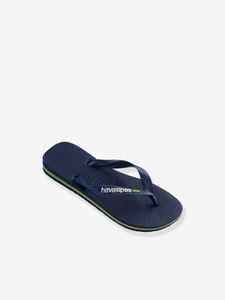 Teenslippers voor kinderen Brasil logo HAVAÏANAS inkt