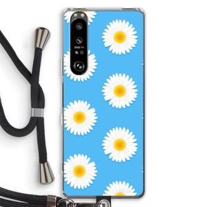 Margrietjes: Sony Xperia 1 III Transparant Hoesje met koord