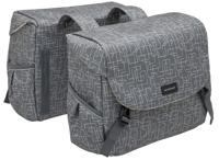 Newlooxs Mondi joy dubbele fietstas - waterafstotend polyester - 38l - ivy walnut