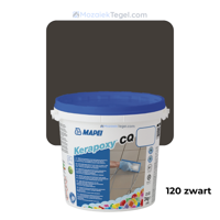 Mapei | Kerapoxy Easy Design | 120 Zwart | Voegmiddel