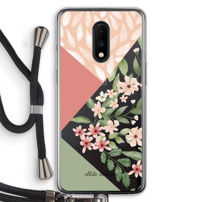 Sweet heaven geometrics: OnePlus 7 Transparant Hoesje met koord