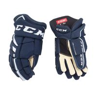 CCM HG JETSPEED FT485 Hockey Gloves (Junior) 10.0" Zwart / Wit - thumbnail