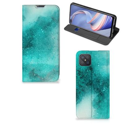 Bookcase OPPO Reno4 Z 5G Painting Blue Bookcase OPPO Reno4 Z 5G Painting Blue