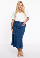 Yoek Rok slim flared Denim | Indigo | Maat 46/48 Yoek Rok slim flared Denim | Indigo | Maat 46/48