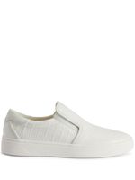 Giuseppe Zanotti Gz94 slip-on leather sneakers - Blanc