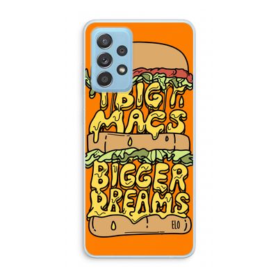 Big Macs Bigger Dreams: Samsung Galaxy A73 Transparant Hoesje