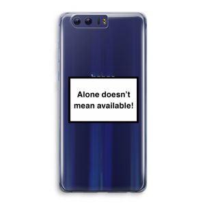 Alone: Honor 9 Transparant Hoesje