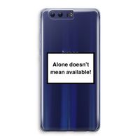 Alone: Honor 9 Transparant Hoesje