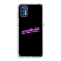 Vice Black: Motorola Moto G9 Plus Transparant Hoesje Vice Black: Motorola Moto G9 Plus Transparant Hoesje