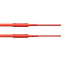 Schützinger HSPL 8568 / AWG16 / 100 / RT Veiligheidsmeetsnoer Stekker 4 mm Stekker 4 mm Rood 1 stuk(s)