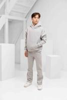 Black Bananas Ripped Monogram Trainingspak Kids Grijs - Maat 176 - Kleur: Grijs | Soccerfanshop
