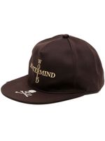 Mastermind World logo-embroidered cap - Marron