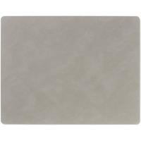 LIND DNA Placemat Nupo - Leer - Light Grey - 45 x 35 cm