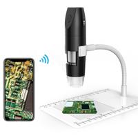 316 50-1000X instelbare Smart WiFi USB digitale Microscoop (zwart) 316 50-1000X instelbare Smart WiFi USB digitale Microscoop (zwart)