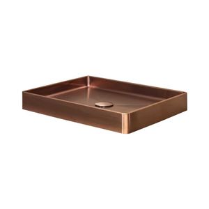 Qisani Vanity opbouw wastafel 47x32x8cm copper