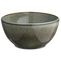 Leen Bakker - Saladeschaal Emma - /bruin - Ø22,5 Cm - Stoneware - Groen - B11 Cm