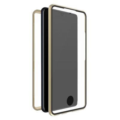 White Diamonds 360° Glass Cover for Samsung Galaxy A42 5G Gold