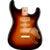 Fender Deluxe Series Stratocaster HSH Alder Body 3-Color Sunburst losse elzenhouten solid body voor elektrische gitaar