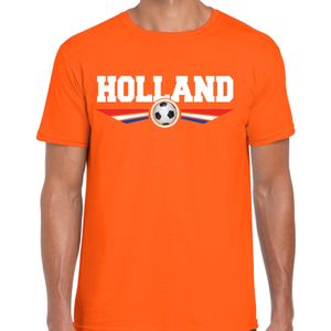 Holland landen / voetbal t-shirt oranje heren