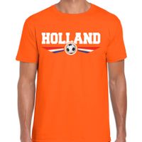 Holland landen / voetbal t-shirt oranje heren - thumbnail