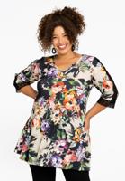 Yoek Tuniek wide bottom BOUQUET | Bruin | Maat 54/56