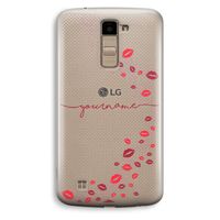Kusjes: LG K10 (2016) Transparant Hoesje